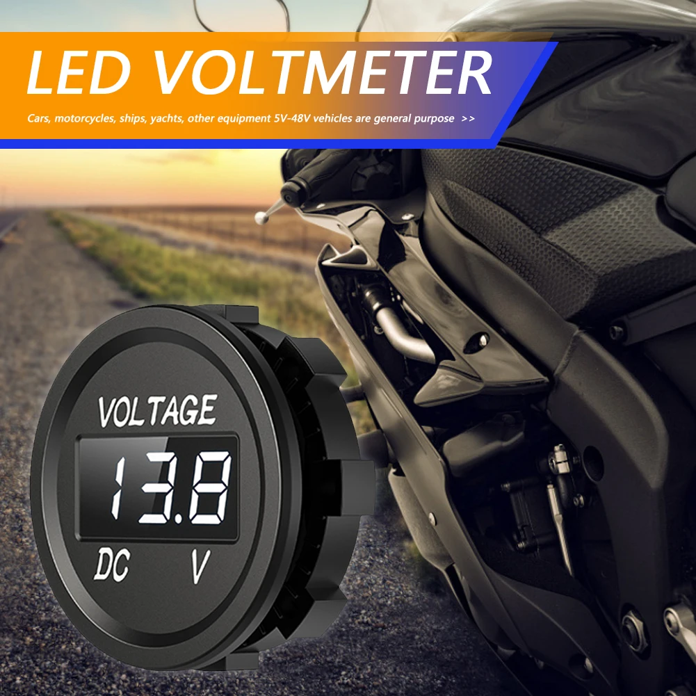 Цифровой вольтметр D1 светодиодный дисплей водонепроницаемый измеритель