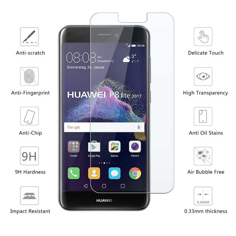 Для huawei P 9 Lite стекло P8 P9lite закаленное P8lite 2017 Броня защитный Huawey 8Lite светильник