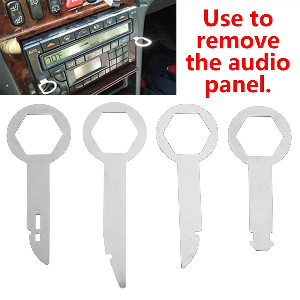 

38Pcs Car Disassembly Tools DVD Stereo Refit Kit Interior Trim Panel Dashboard Installation Removal Repair Tools Red/Bule