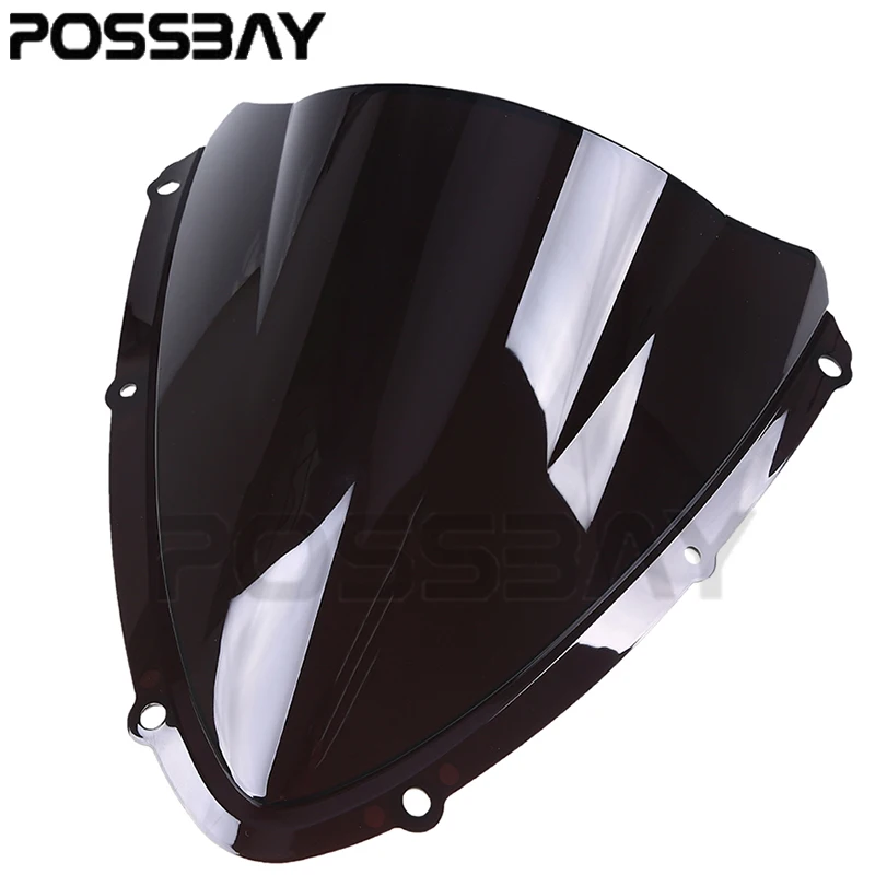Posbay мотоцикл ветровой дефлектор лобовое стекло двойной пузырь уличный велосипед