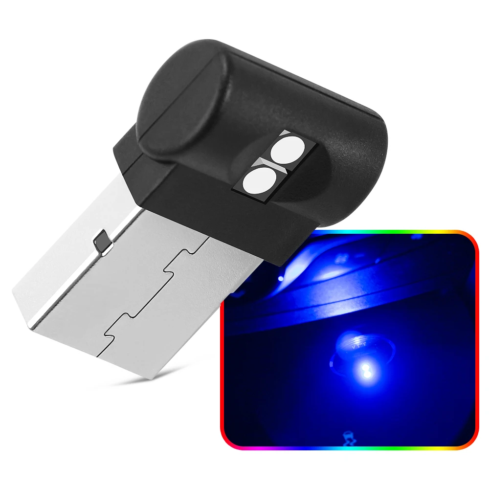 Автомобисветодиодный лампа USB атмосферный свет для Citroen C4 C5 Kia Cerato Sorento Ceed Opel Astra H J G