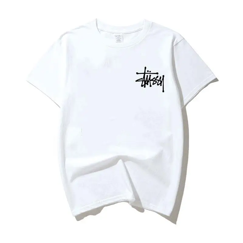 

Summer T-shirt Men's Cotton Breathable Women's Short-sleeved Sportswear Large Size Fat