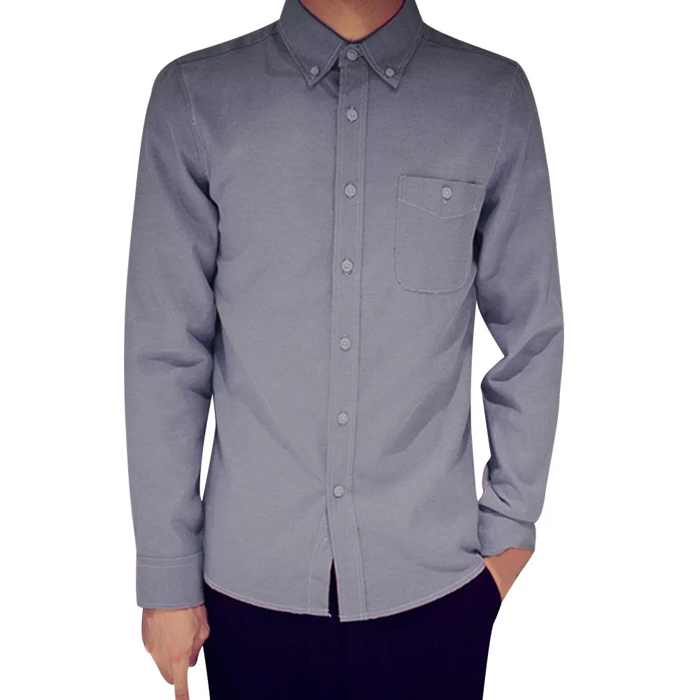 Мужские зимние рубашки с длинным рукавом формальные повседневные костюмы из