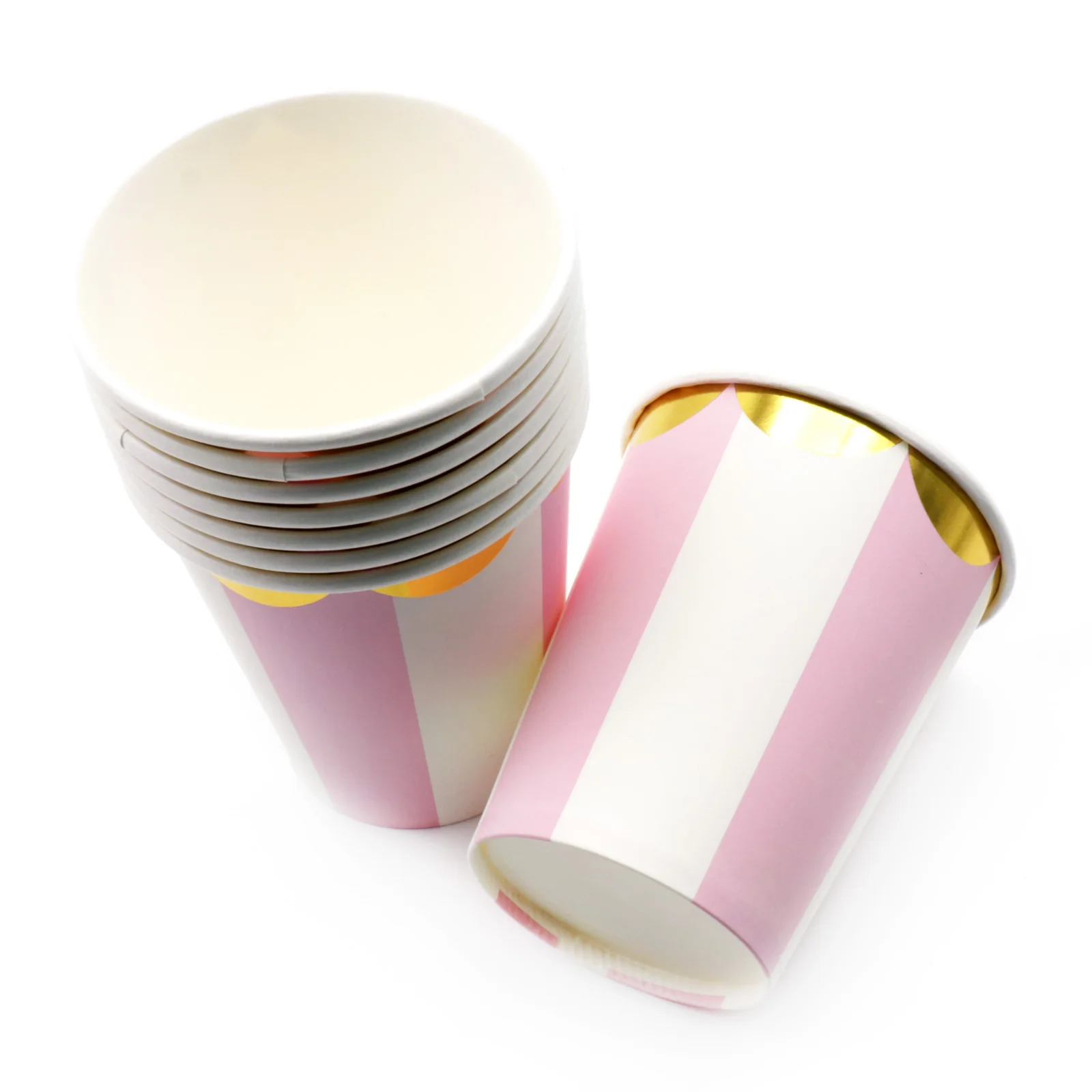 Детский душ на день рождения розовый/синий золотой фольга бумажные тарелки