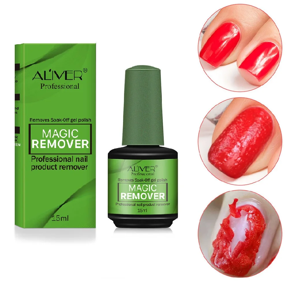 15ml UV LED Gel Nail Polish Burst Magic Remover to Remove Soak Off Solution Cleaner |