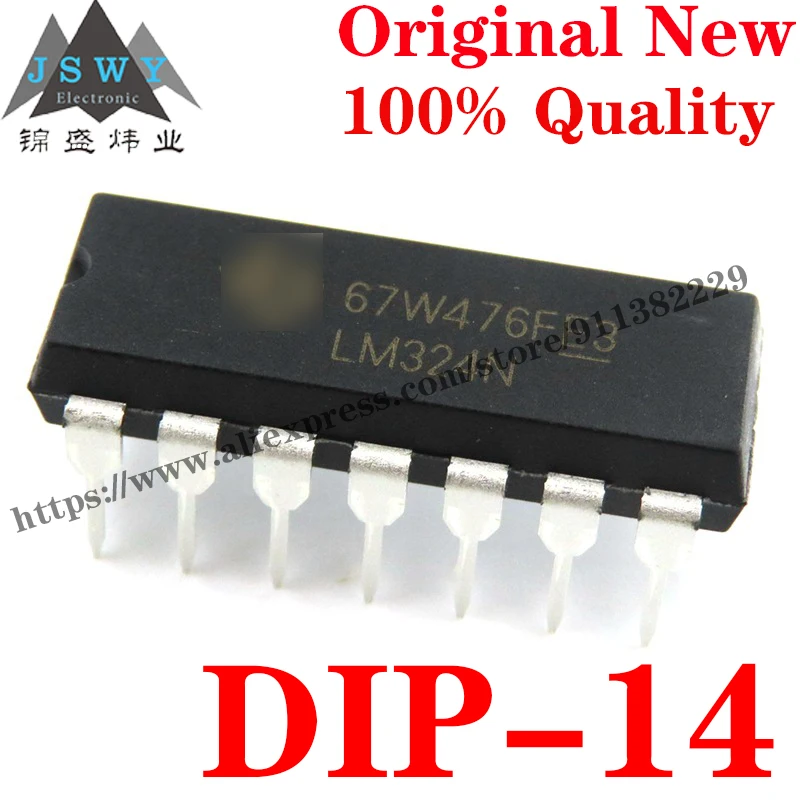 Полупроводниковый усилитель LM358P LM324N, рабочий микроусилитель IC, используемый для arduino nano uno, бесплатная доставка