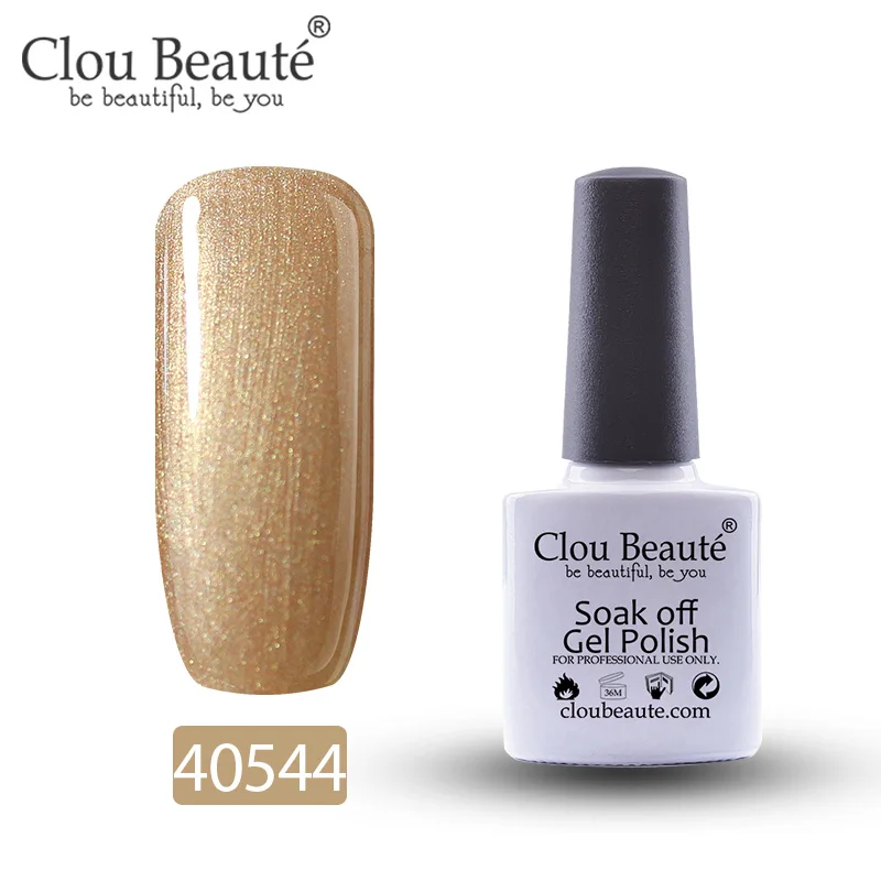 40544 Гель-лак для ногтей Clou Beaute 79 цветов полуперманентный замачивающийся лак для ногтей маникюрный УФ СВЕТОДИОДНЫЙ Цветной Гель-лак 10 мл серия Nude - Цвет: 40544