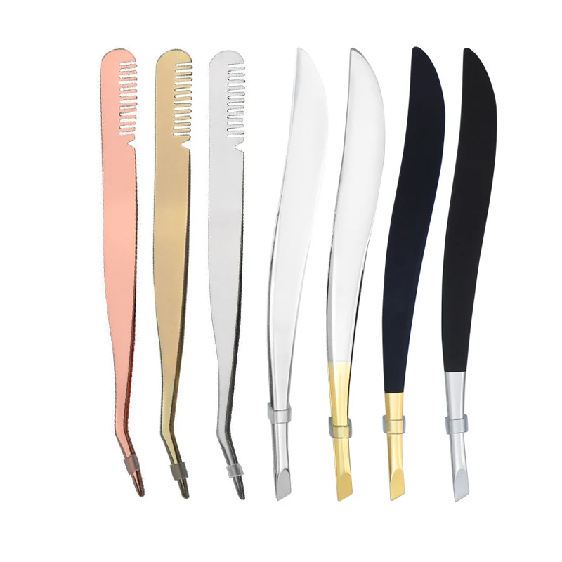 

Пинцет для наращивания ресниц из нержавеющей стали, профессиональный инструмент для макияжа