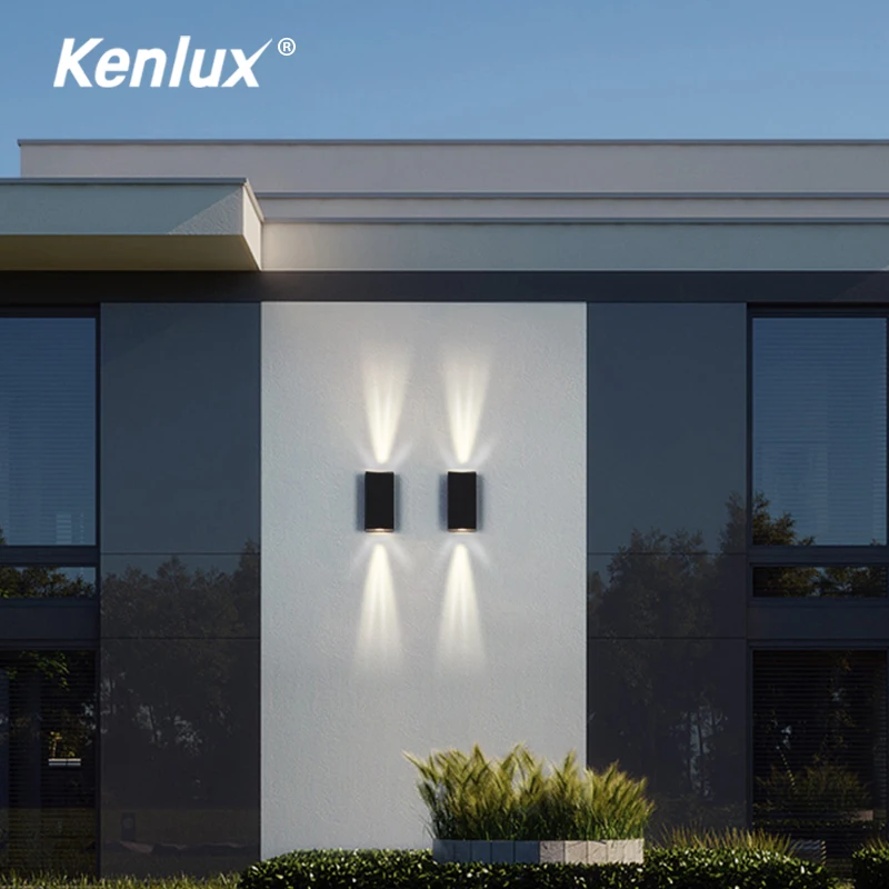 Светодиодный настенный светильник водонепроницаемый 6 Вт 12 Вт|Уличные настенные