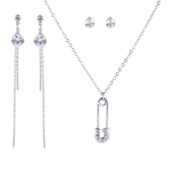 2019 ladies new simple personality metal back pin pendant necklace party jewelry accessories statement gift | Украшения и