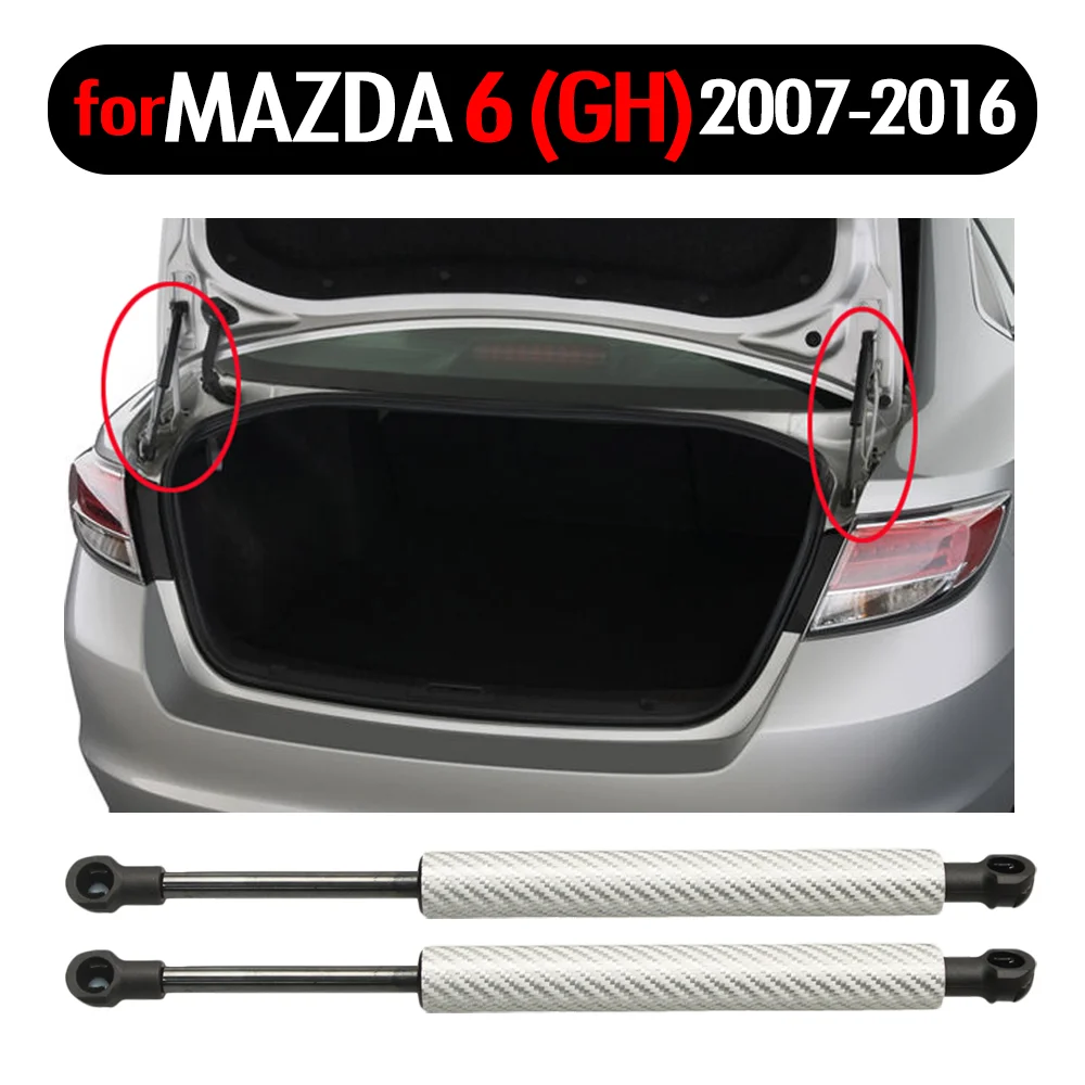 

2pcs Rear tailgate boot Auto Gas Spring Struts Prop Lift Support For MAZDA 6 (GH) Saloon 2007 2008 2009 2010-2016 273MM Damper