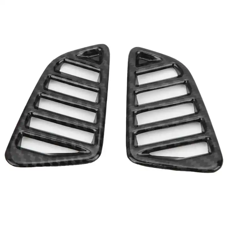 

Side Dashboard Outlet Trim Air Condition Vent Trim Frame Carbon Fiber Style Sticker for Nissan Navara/NP300/Frontier 2015 - 2019