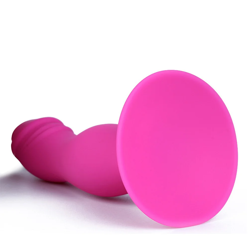 Силиконовый пенис фаллоимитатор Анальная пробка с присосками анальный