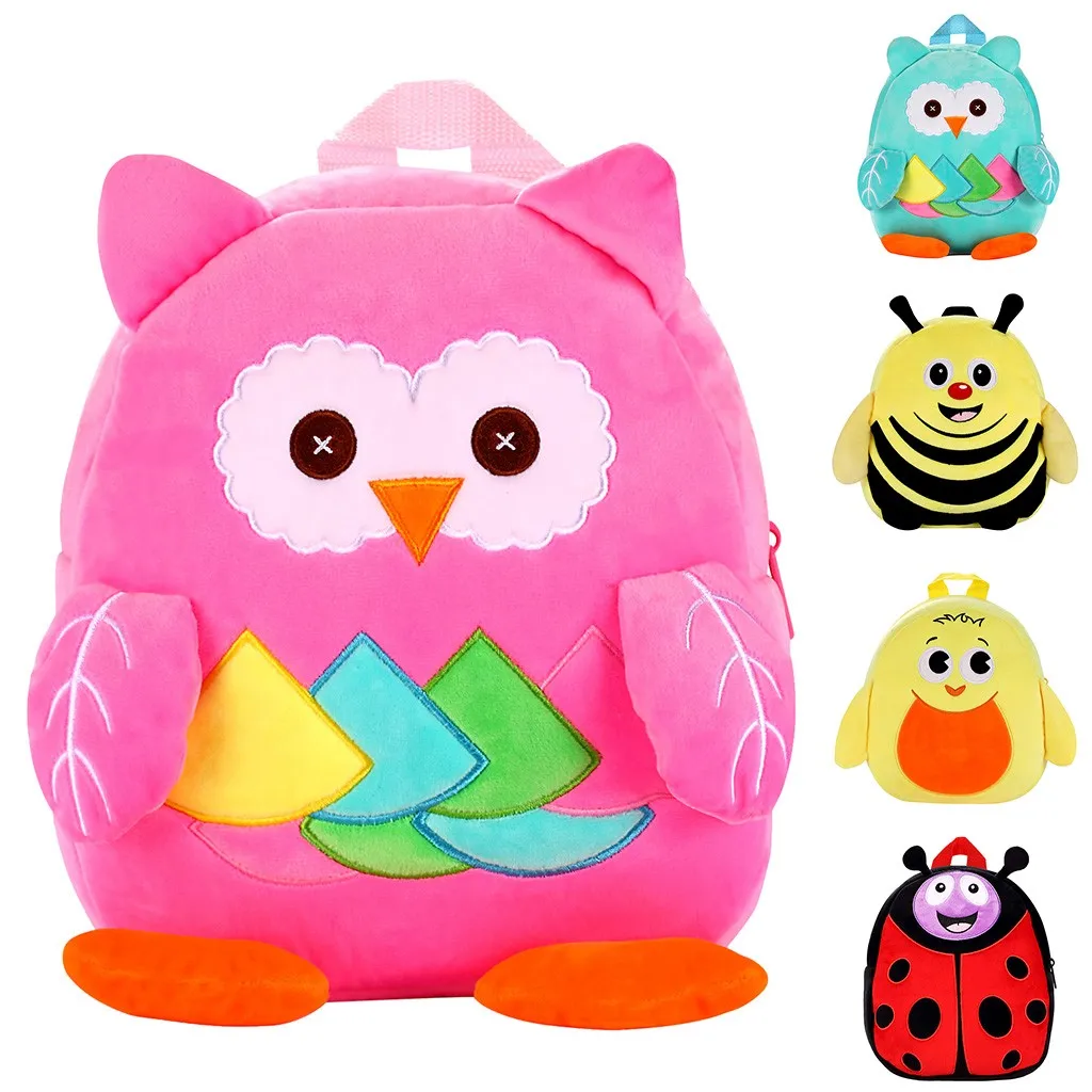 Модный милый школьный рюкзак для мальчиков и девочек INSULAR #45 с 3D рисунком животных