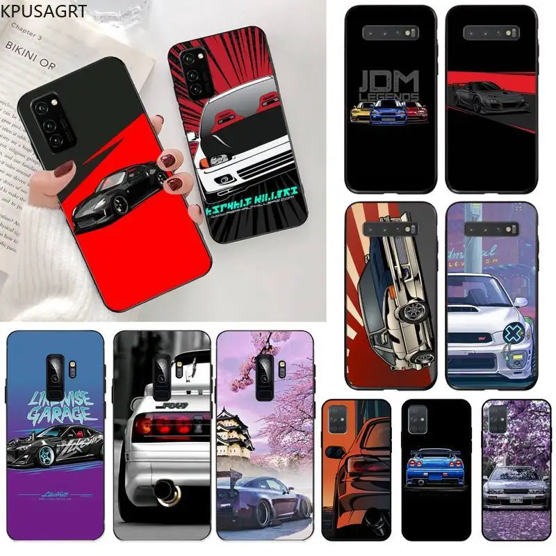 

Japan JDM Car AE86 Bling Cute Phone Case for Samsung S20 plus Ultra S6 S7 edge S8 S9 plus S10 5G lite 2020