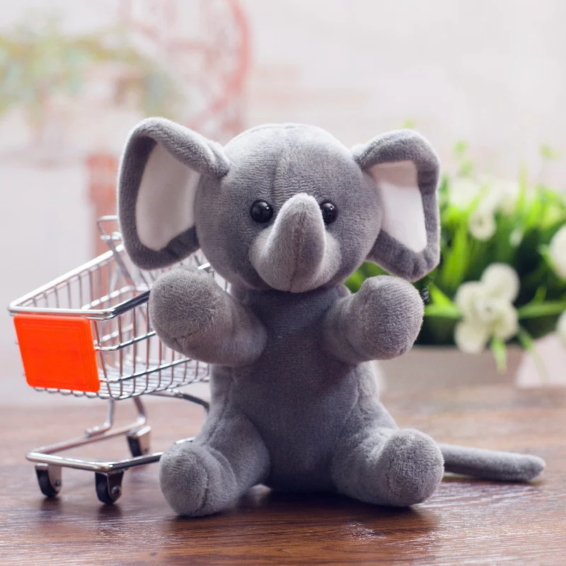 16cm Super Cute Dumbo Stuffed Animal Plush Toy Small Pendant Lovely Mini Cartoon Elephant Doll Presents For Children - купить по