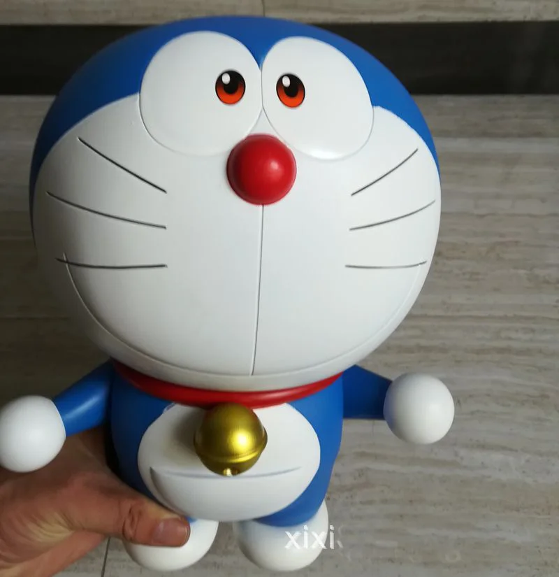 Кавайная экшн-фигурка дораэмона из ПВХ в 80-ю годовщину 25 см коллекционные игрушки