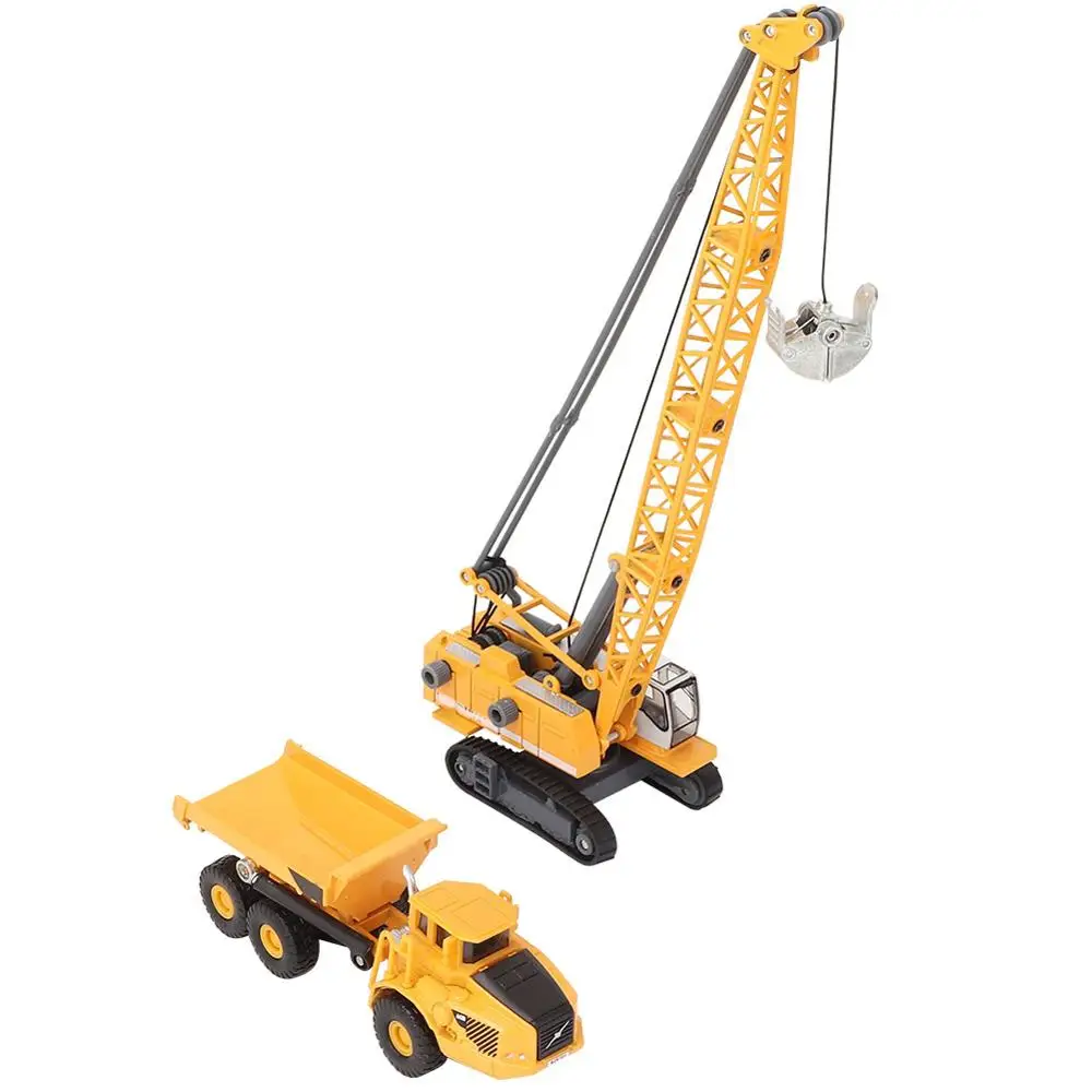 4 шт./компл. грузовик экскаватор литой металл модель строительная машина игрушки