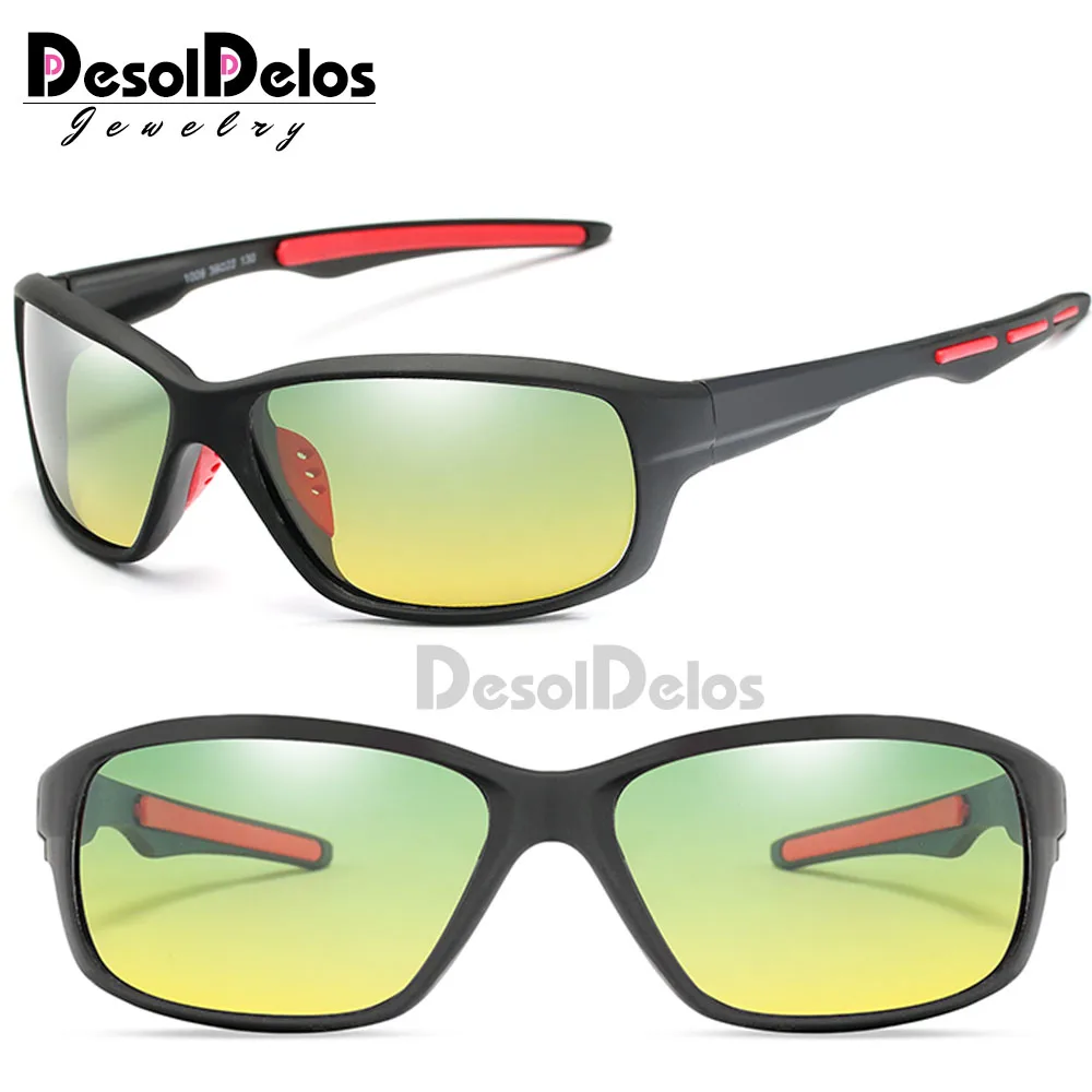 

Men's Yellow Polarized Driving Sunglasses at Night High Quality Vision Day Night Glasses Polarized For Women Safety Eyewear N109