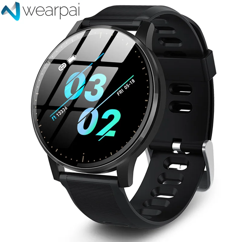 Wearpai Q20 умный Браслет управление музыкой IP67 Bluetooth Смарт браслет с кровяным