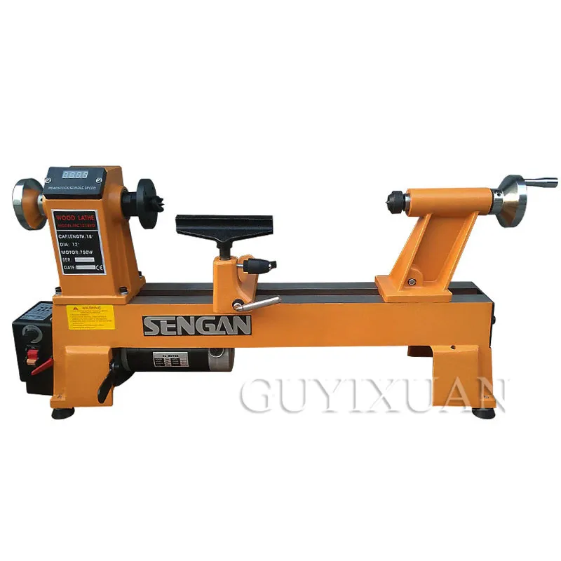 

Multi-metal mini woodworking lathe wood rotary machine digital display stepless speed wooden bed small household multifunctional