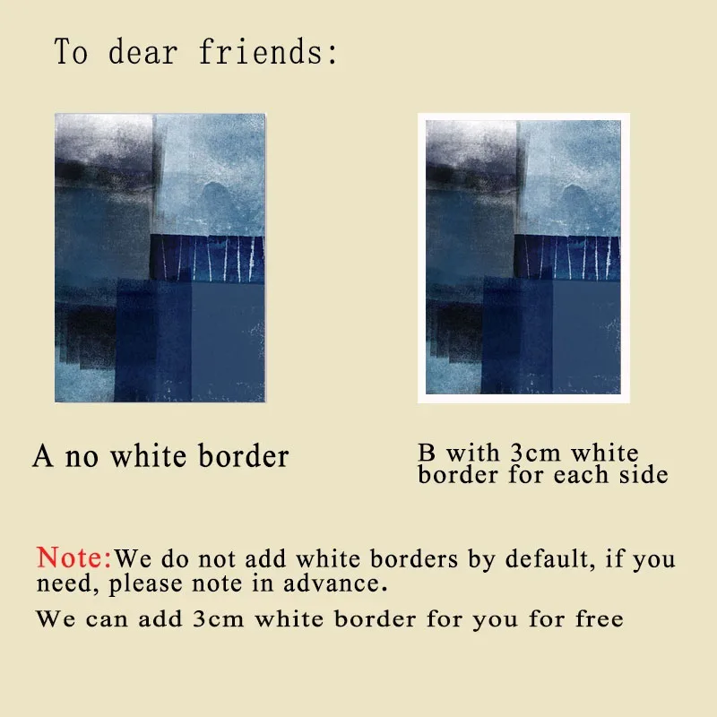 

Nordic Abstract Painting Minimalist Decor Blue Gradient Graffiti Poster Wall Art Canvas Pictures for Home Cuadros Decoration