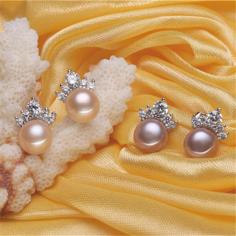 Dainashi 100% подлинные серьги из натурального пресноводного жемчуга модные ювелирные