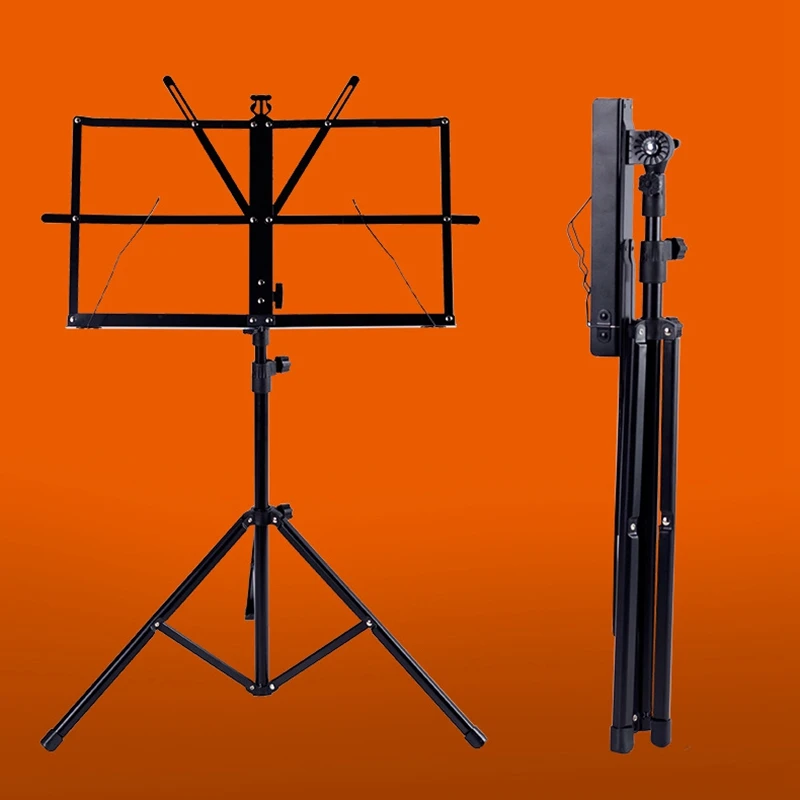 

Foldable Music Stand for Sheet Music Book Stand Music Stand with Carrying Bag for Guitar Players Sheet Music Stand