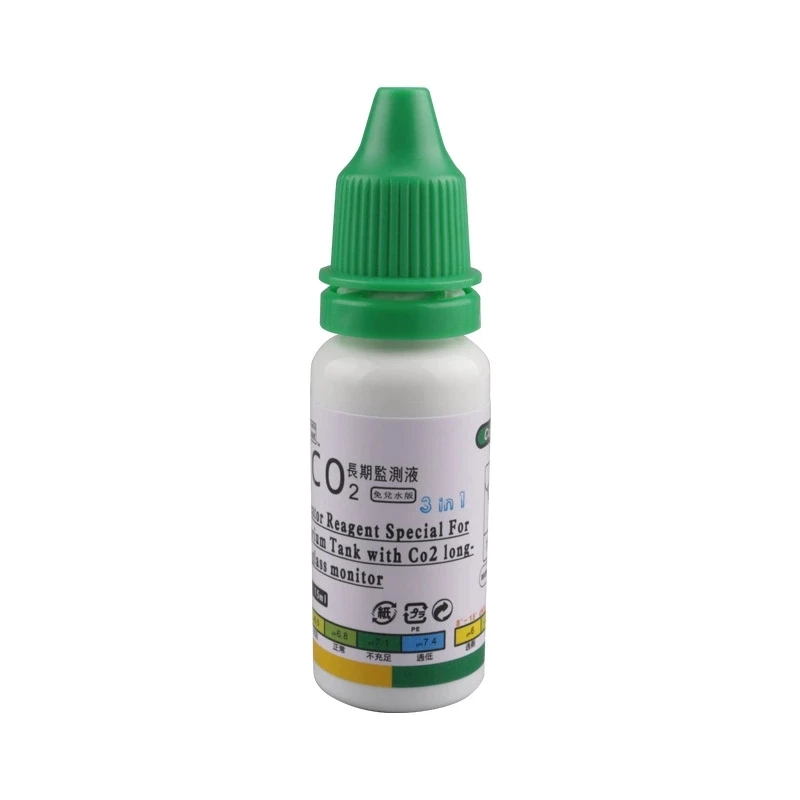 wyin Aquarium CO2 Indicator Solution Fish Tank Liquid Test PH Long-term Monitor Bubble Counter For Plant ADA quality | Дом и сад