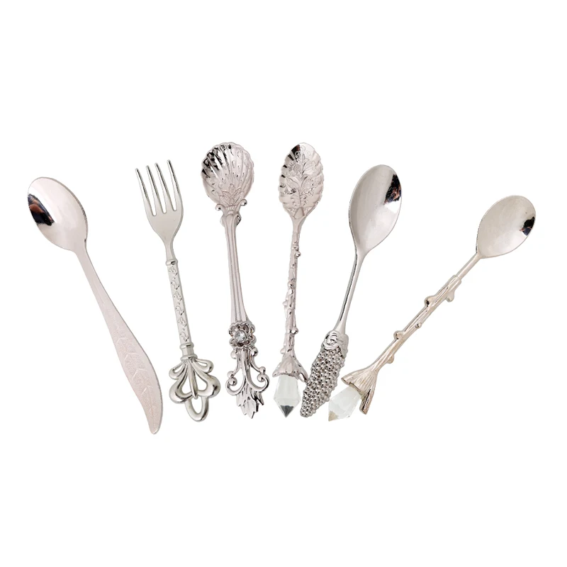 6 шт./компл. Винтаж Королевский Стиль Кухня обеденный бар бронзовая резная