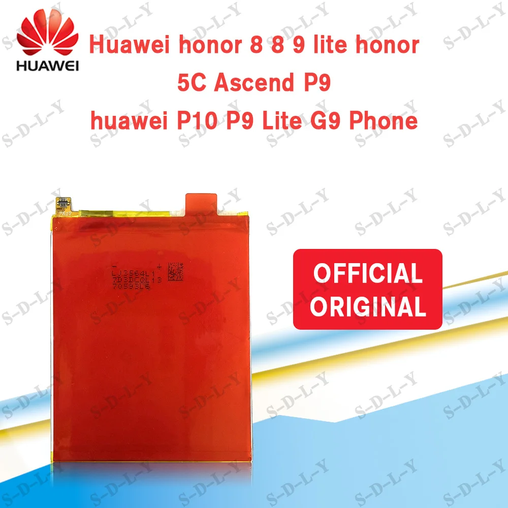 Оригинальный аккумулятор HB366481ECW для телефона Huawei honor 8 9 lite 5C Ascend P9 huawei P10 Lite G9 3000