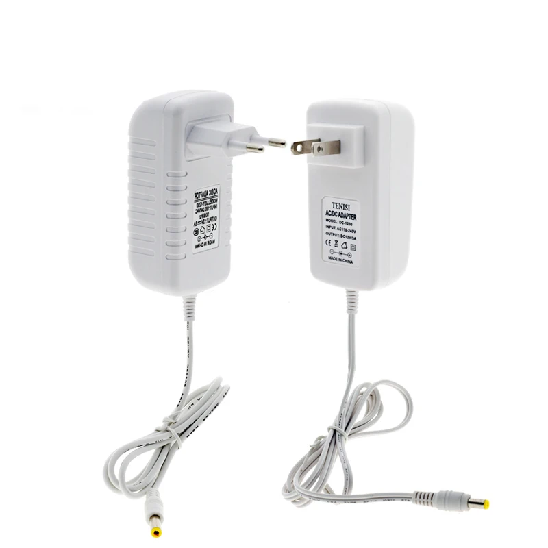 DC12V адаптер питания AC100-240V белый ракушка освещение трансформаторы выход DC12V 1A/3A преобразователь питания для светодиодной ленты
