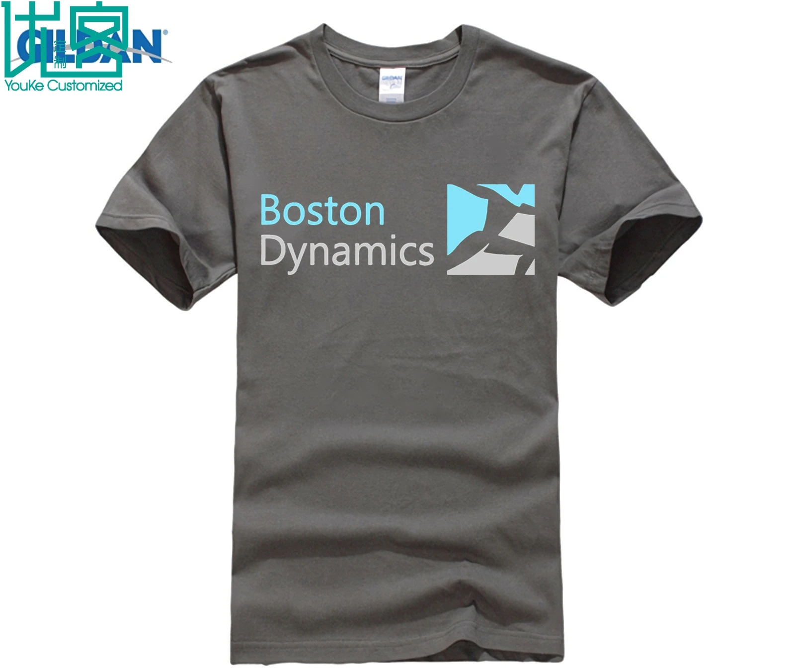 Мужская футболка с коротким рукавом хит продаж Boston Dynamic мужские футболки мода 2017