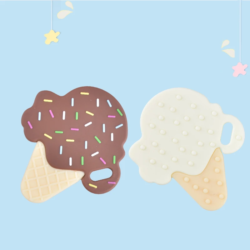 Силиконовые бусины для прорезывателя мороженого детские ювелирные изделия из