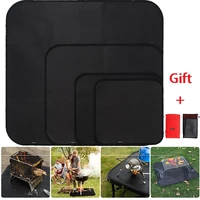 silicone coated glass fireproof cloth outdoor camping picnic barbecue heat insulation high temperature fire extinguishing mat