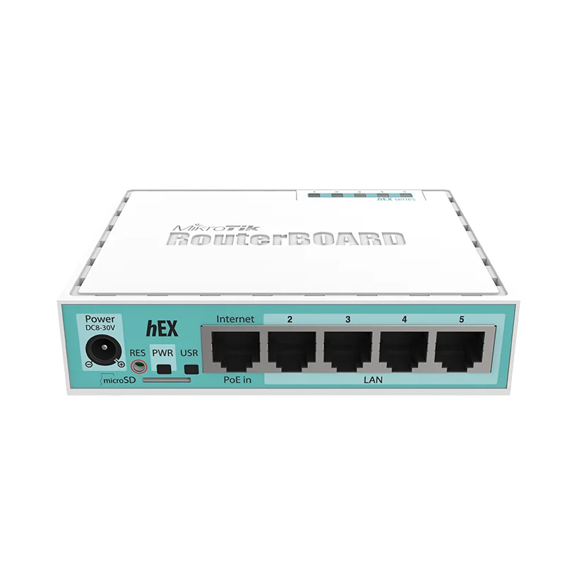 Фото Гигабитный проводной маршрутизатор MikroTik RB750Gr3 (hEX) 880 МГц домашняя широкополосная Гигабитный проводной маршрутизатор MikroTik RB750Gr3 (hEX) 880 МГц домашняя широкополосная