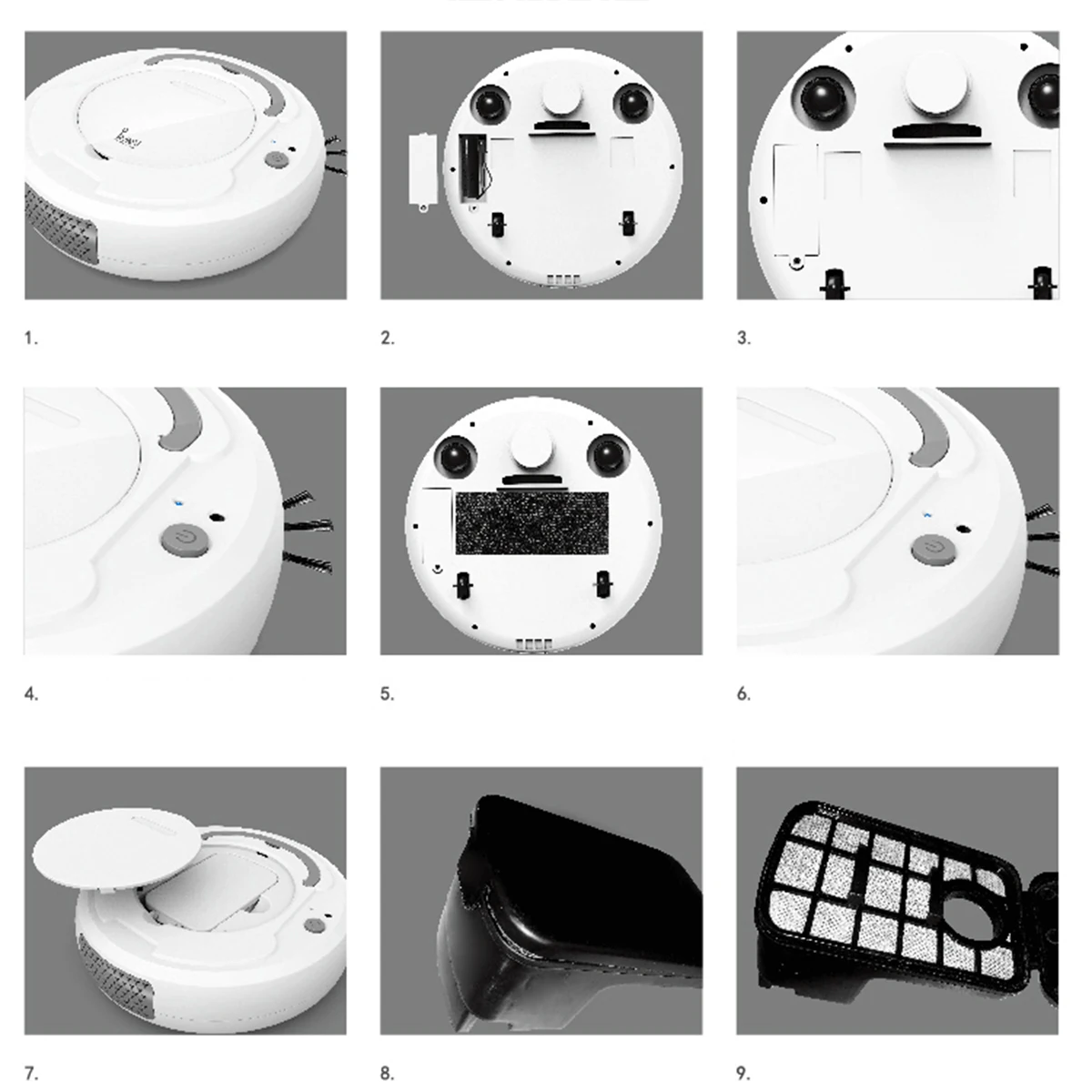 1800Pa умный робот пылесос Уборка Пыли шерсти домашних животных чистящие сухой