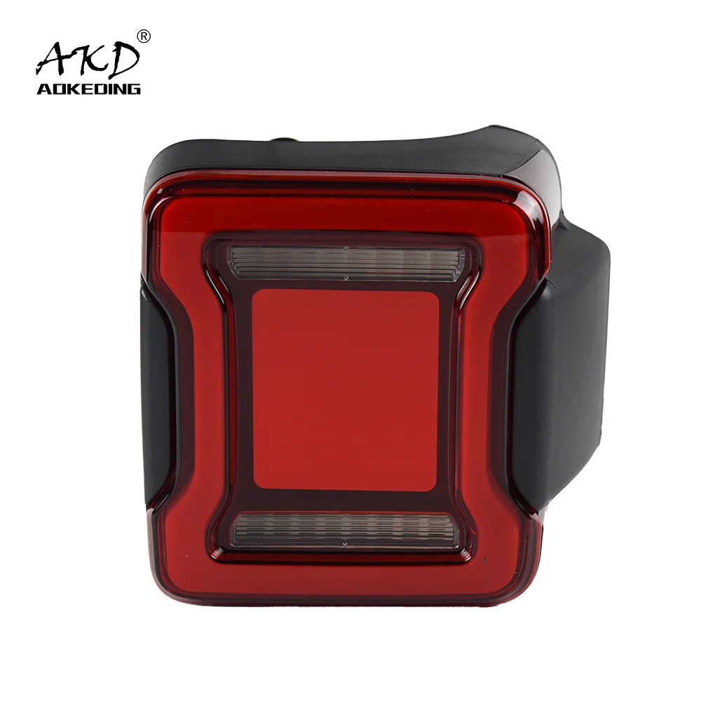 

AKD Car Styling for Jeep Wrangler Tail Lights 2008-2021 LED emergency stop light Rear Fog Lamp Modified Taillight Assembly