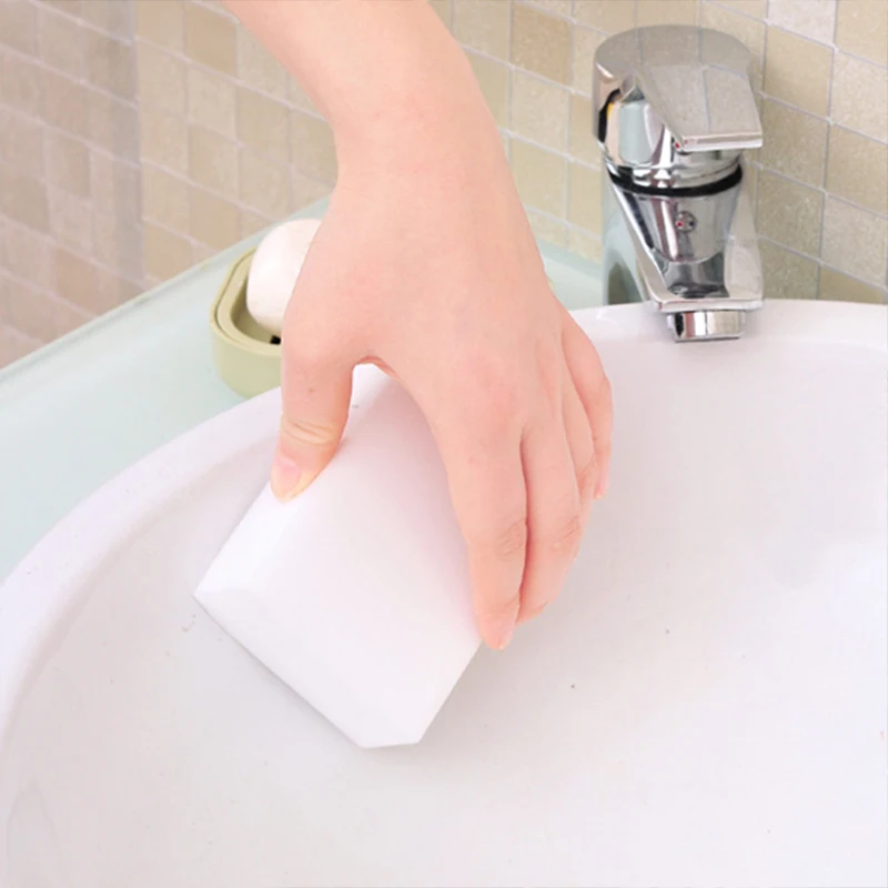 Меламиновая губка для мытья посуды многофункциональный спонж высокой плотности