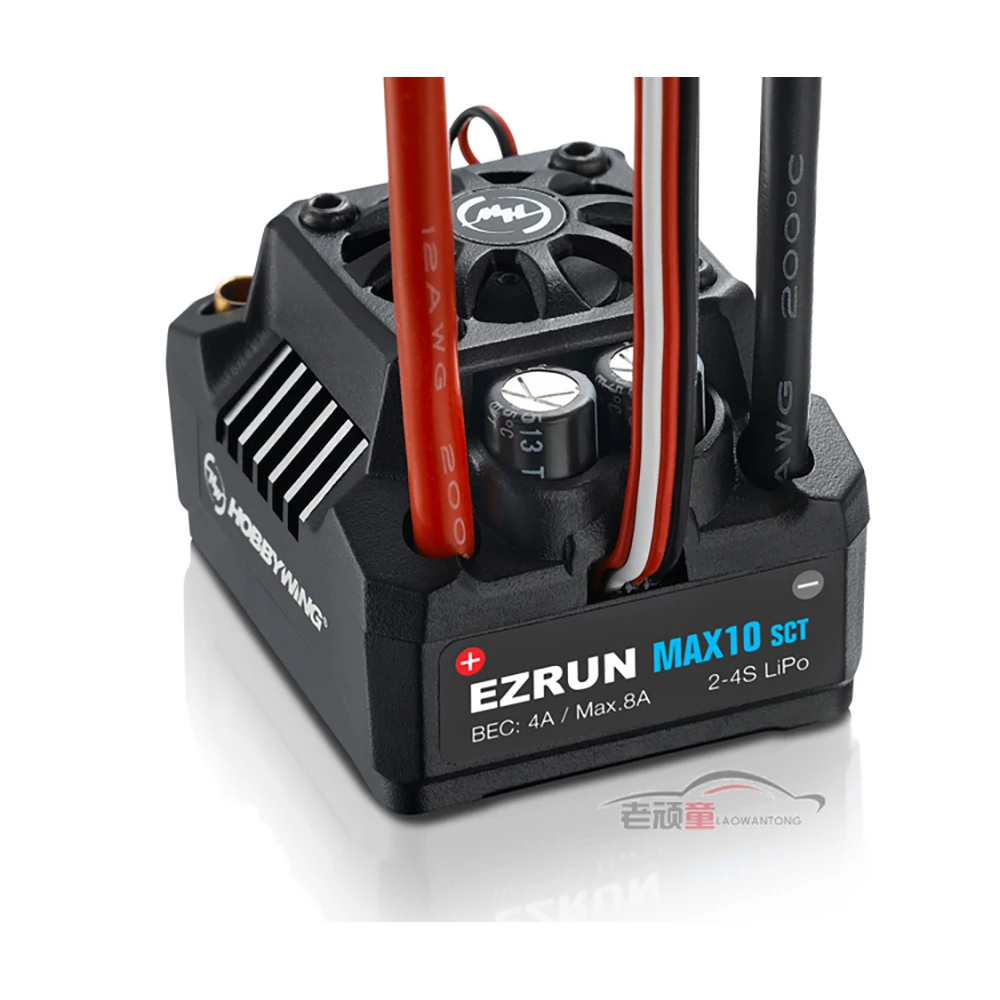 Регулятор скорости Hobbywing EZRUN MAX10 SCT 120A бесщеточный водонепроницаемый регулятор