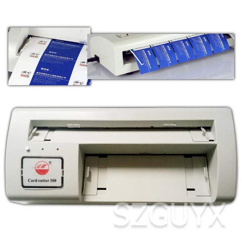 Автоматический резак для визиток GD300 электрический карточек сделай сам