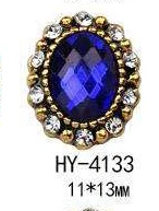 HY-4133 10pcs 10 шт./лот, древний сплав, дизайн ногтей, 3d, плоская задняя сторона, цветные бриллианты, жемчужные ювелирные изделия, стразы, украшения для ногтей - Цвет: HY-4133 10pcs