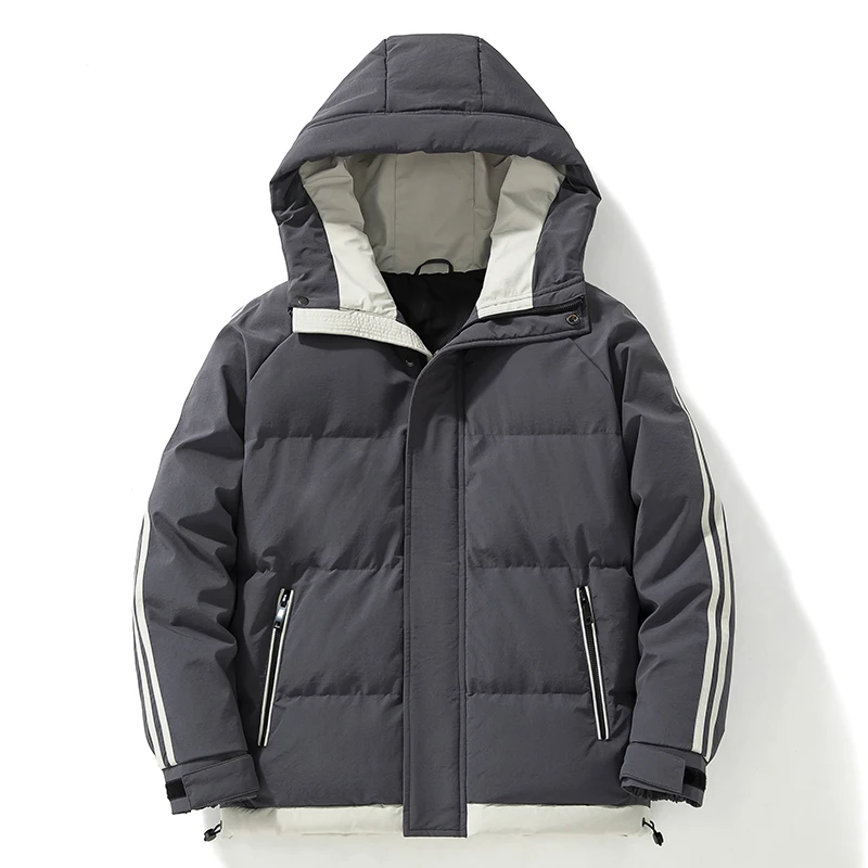 Men Winter Jackets 2021 Warm Thick Parkas Coat Male Fashion Casual Solid Streetwear Jacket Brand Windbreaker Outerwear M-4XL