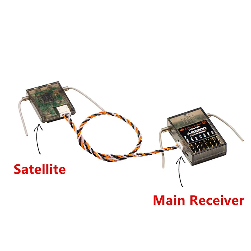 Приемник DSM2 Spektrum AR6200 2 4 ГГц 6-канальный приемник со спутниками для DX6i DX7 DX8 DX9 JR DSX6 DSX9