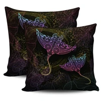 hawail manta ray hibiscus pillow covers pillowcases throw home decoration double sided printing