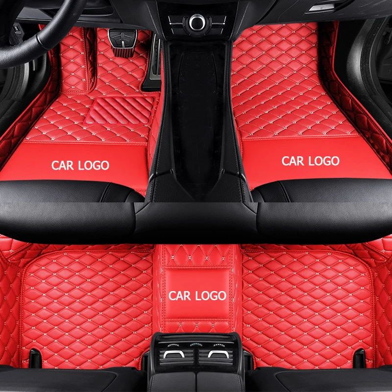 

Custom car floor mats For Citroen DS DS3 DS4 DS5 DS6 DS7 DS4S DS5LS For Dodge Journey auto Double foot mats