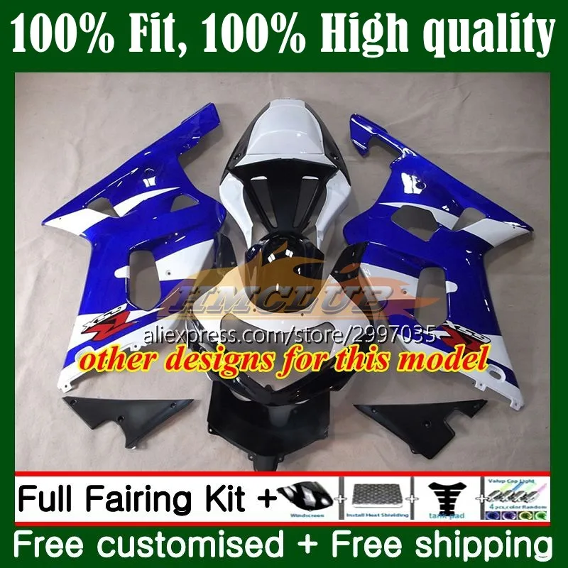 Инъекции для GSXR 1000 CC GSX-R1000 GSXR1000 1000CC K2 16No.15 GSX R1000 2000 2001 2002 GSXR-1000 00 01 02 обтекателя Лаки