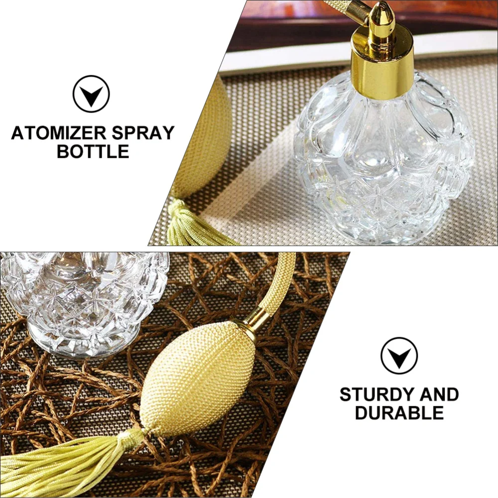 

1Pc 80ml Vintage Perfume Atomizer with Airbag Glass Spray Perfume Bottle