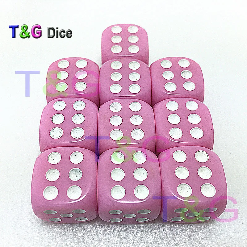 Новые 14 мм 10 шт./партия пластиковые d6 кости азартные игры маленькие игральные для