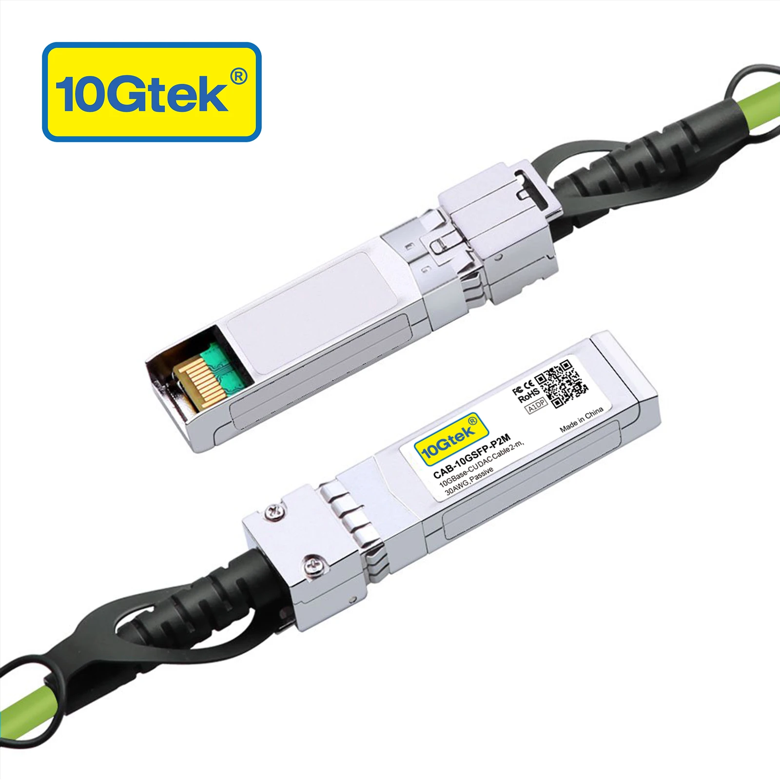 Рисунок 2 - [ЗЕЛЕНЫЙ] цветной 10G SFP + DAC кабель Twinax SFP